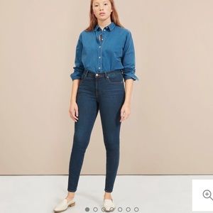 Everlane Stretch Mid Rise Skinny Jean Size 30